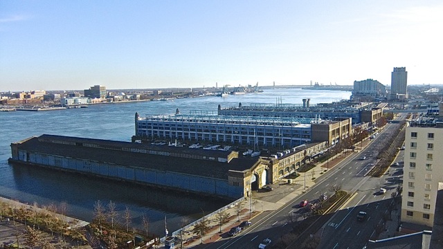 The old municipal pier in Philadelphia.