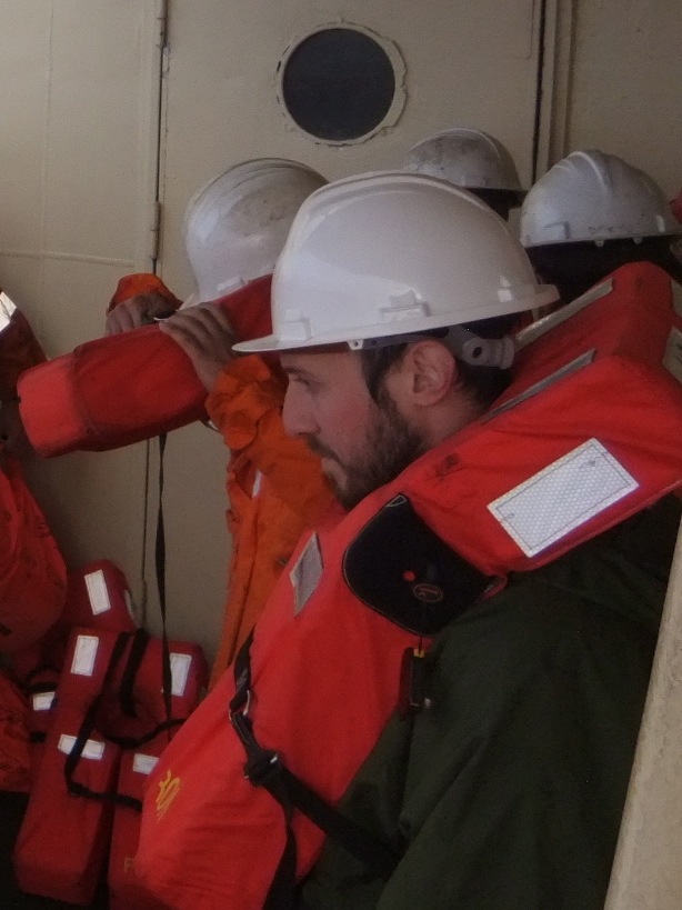 Elan Wischkin - Singer/Songwriter extraordinaire during our transatlantic journey.