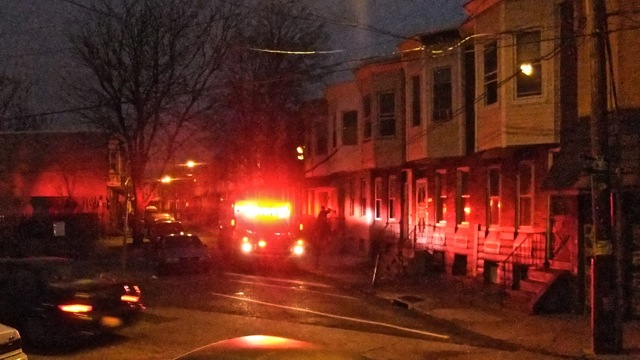 Emergency vehicle illuminating an entire street