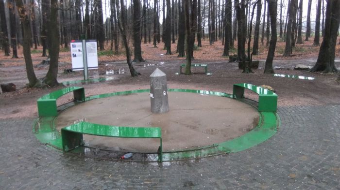 Dreiländerpunkt - the Three Corners between The Netherlands, Belgium, and Germany.