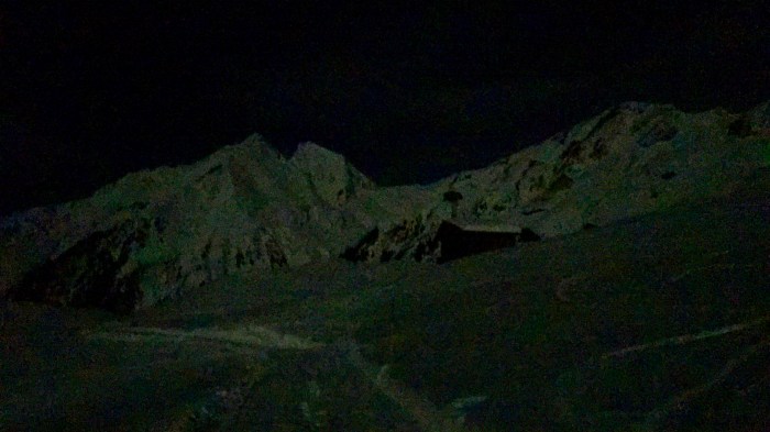 Night scenery with plenty of moon light